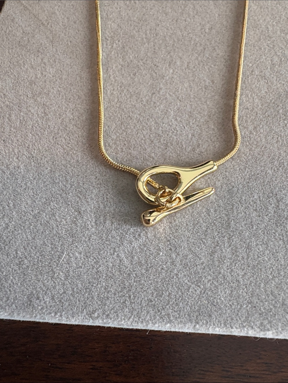 Gold Toggle Snake Chain Necklace - Women Jewelry